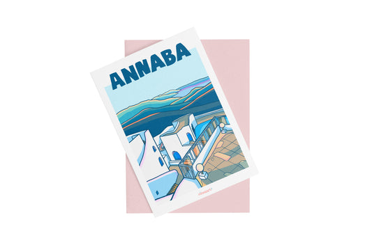 mini print ville annaba cate postale