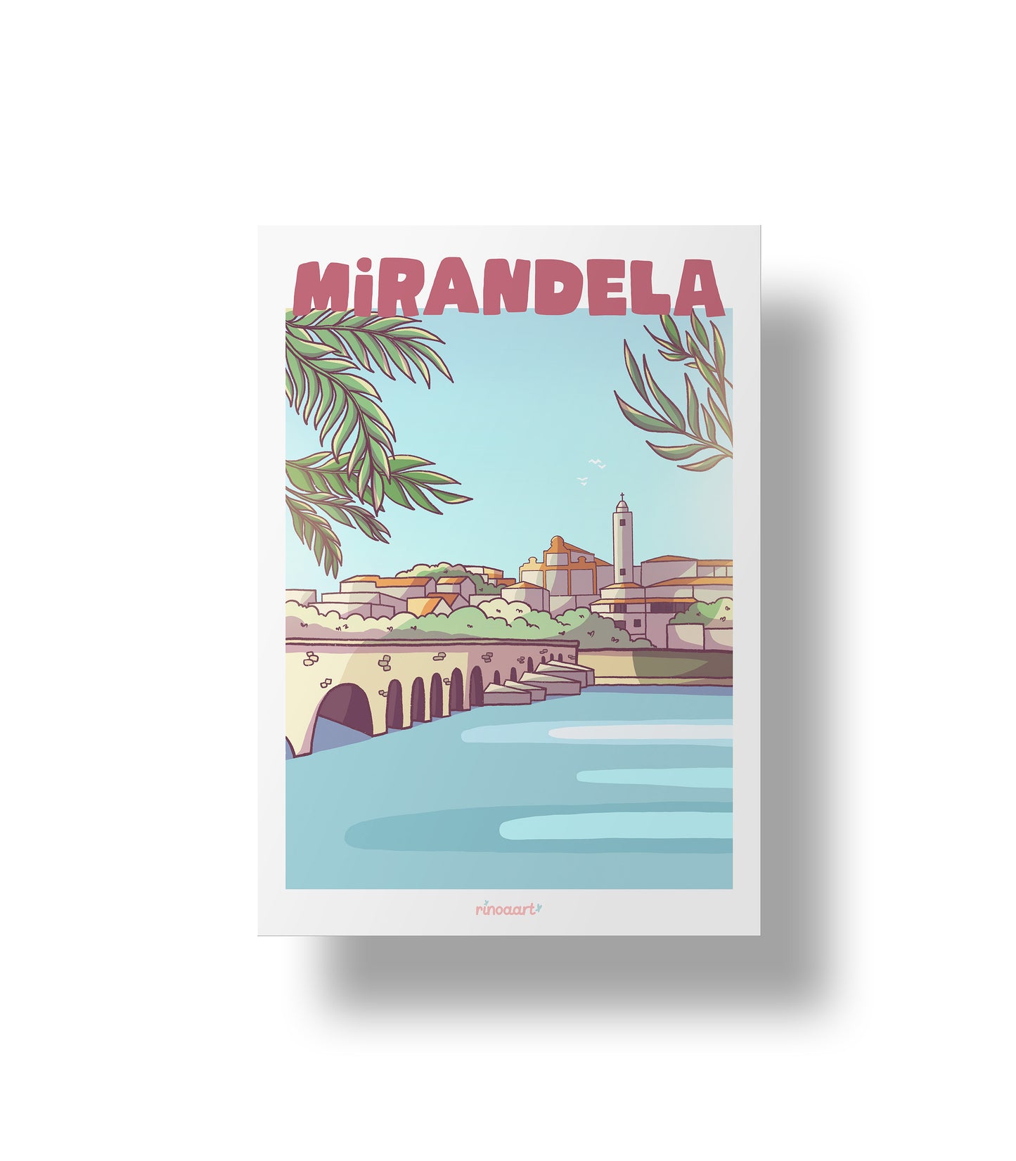 Mirandela city poster