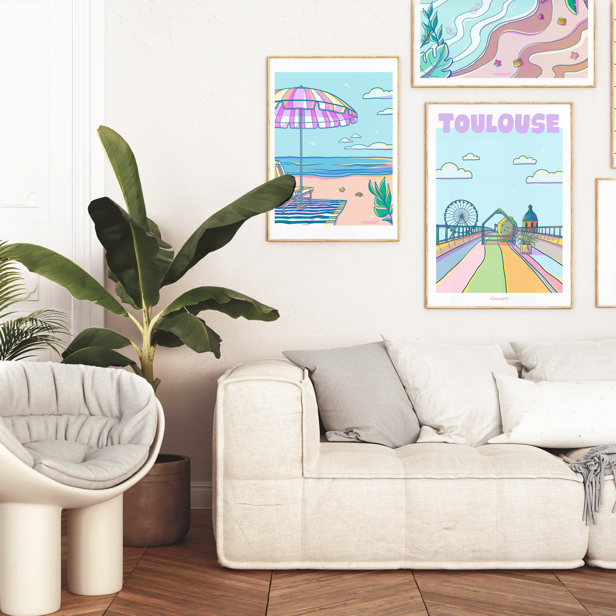 affiche ville collection