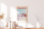 Affiche ville Toulouse - le Capitole
