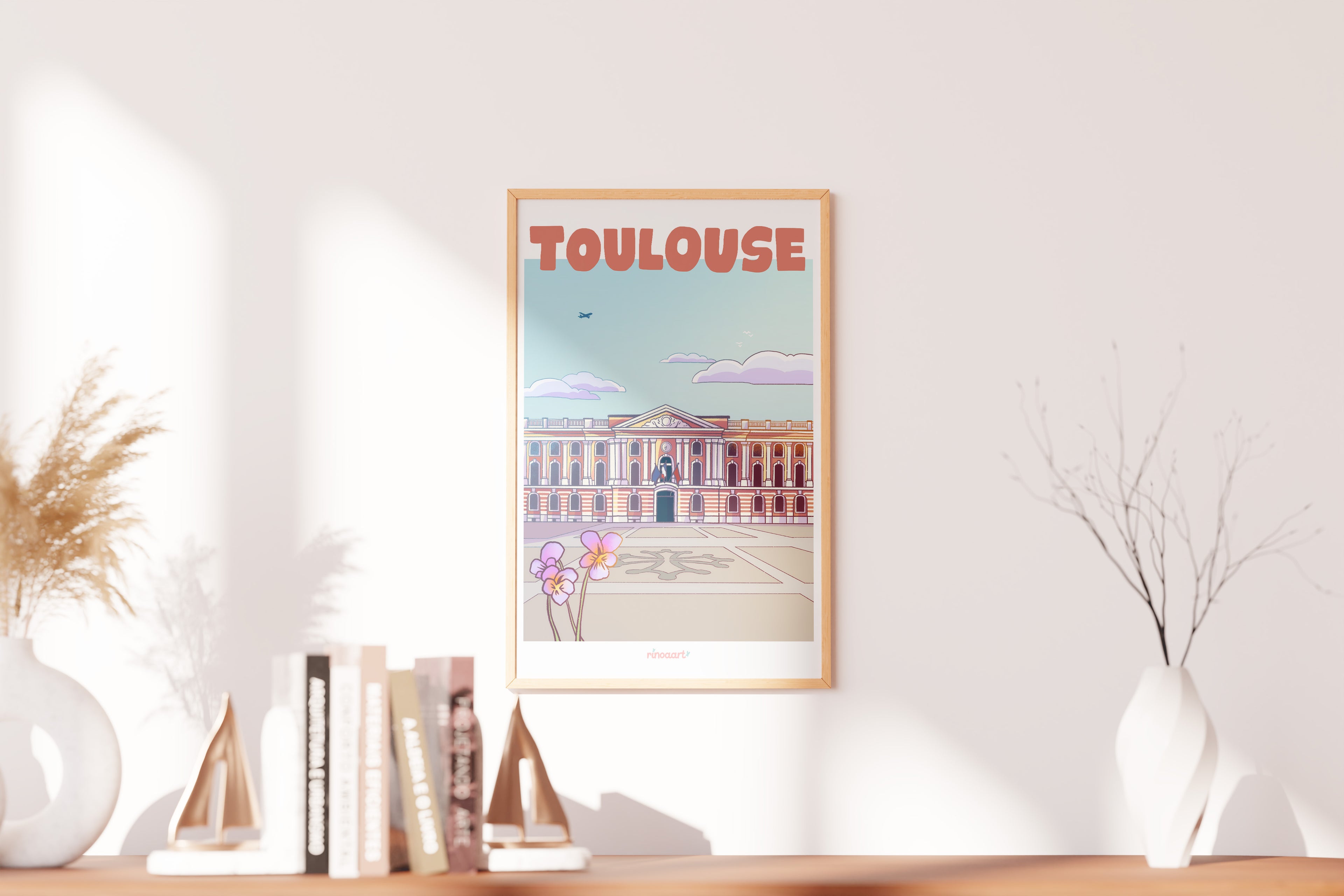 Affiche ville Toulouse - le Capitole