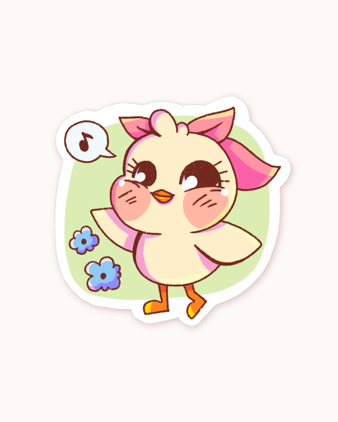 sticker pewie heureuse scrapbooking