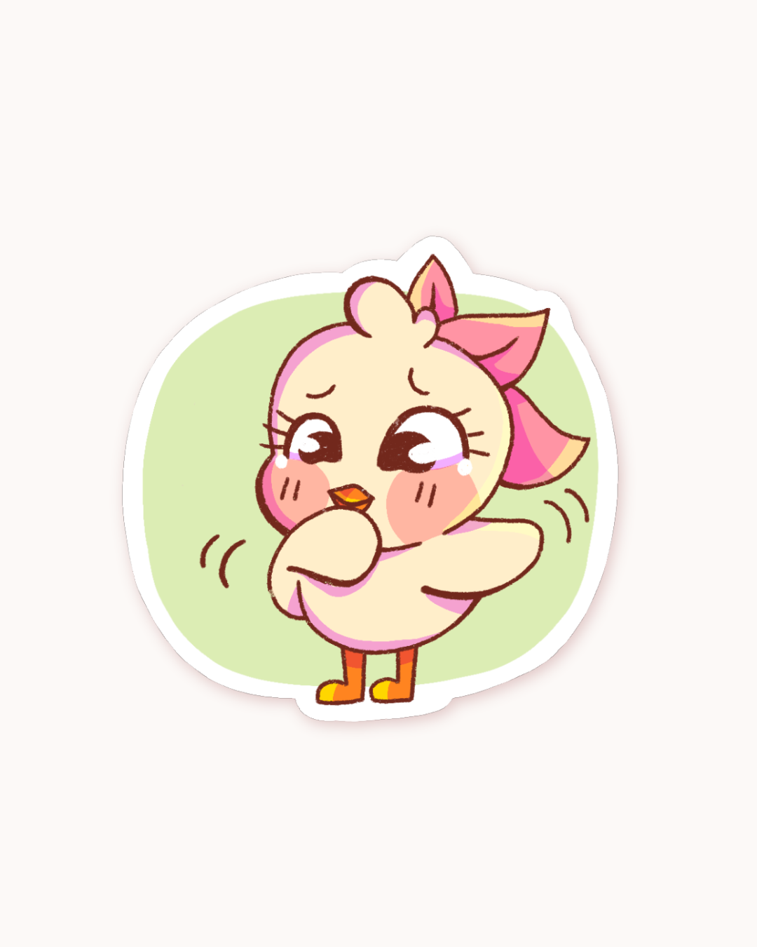 sticker pewie mignon scrapbooking