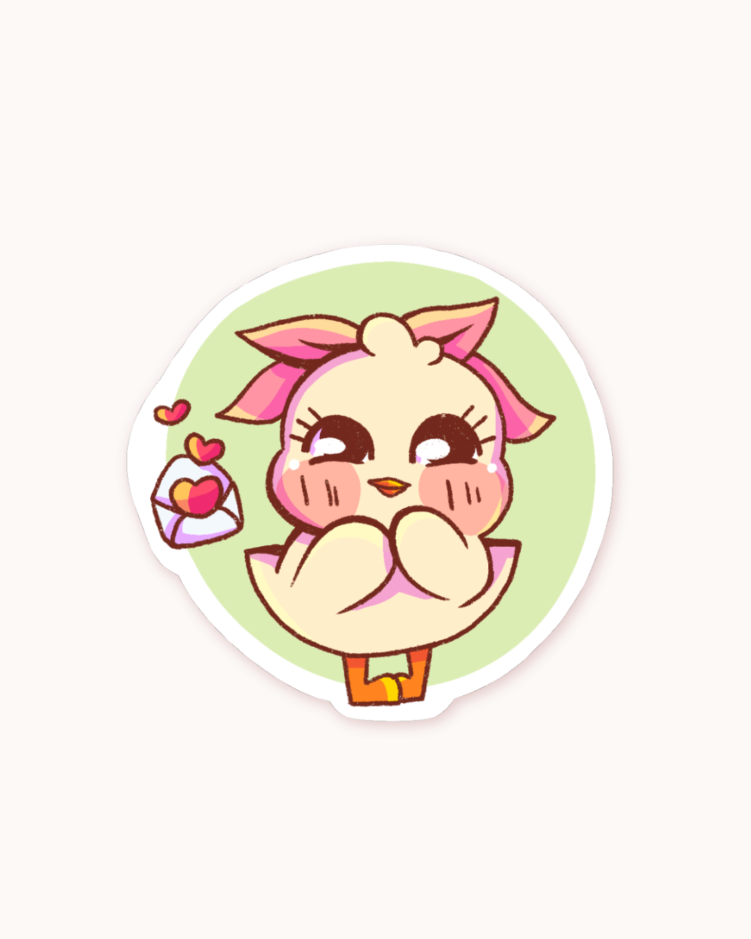 sticker love letter amour mignon scrapbooking