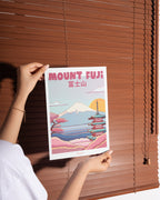 art mural et illustration Mont Fuji