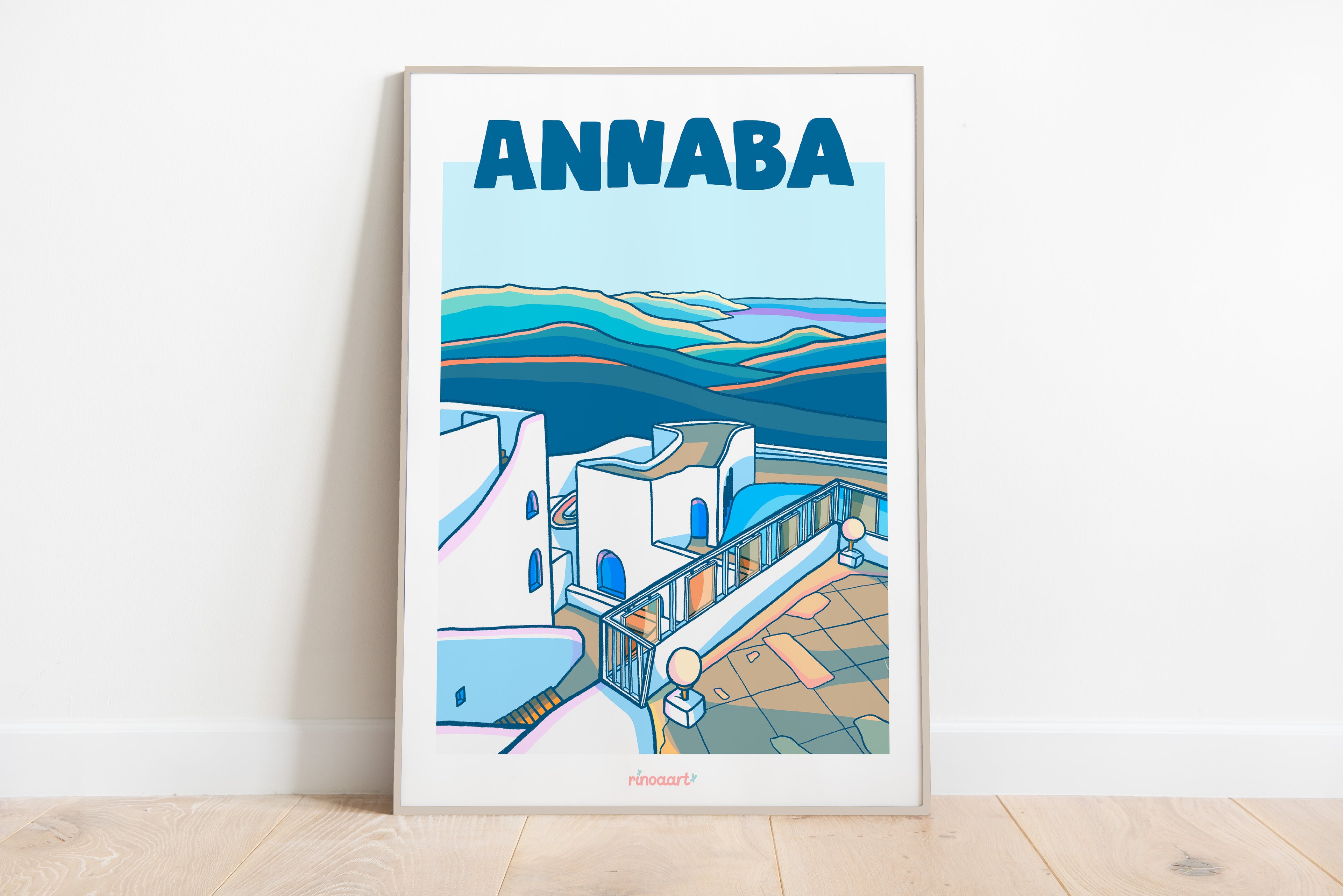 affiche ville de Annaba format A3