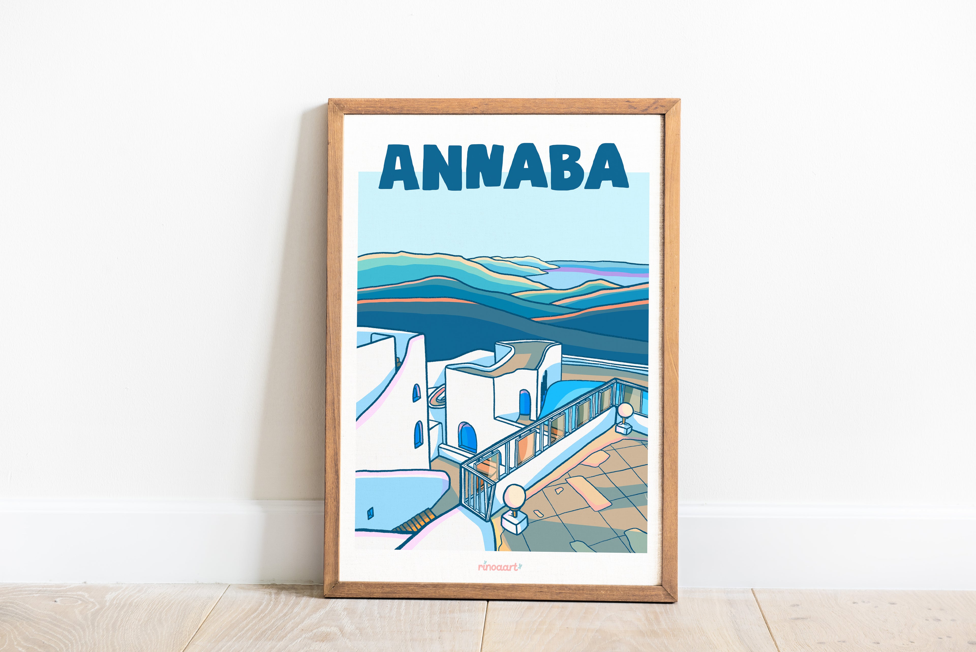 affiche ville de Annaba format A4