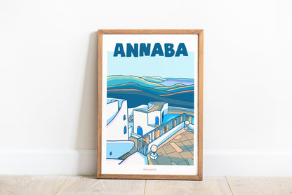 affiche ville de Annaba format A4