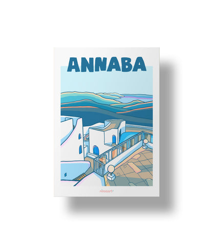 affiche ville de Annaba format A5