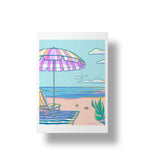 affiche bord de mer A5