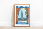 affiche ville de casablanca format A4