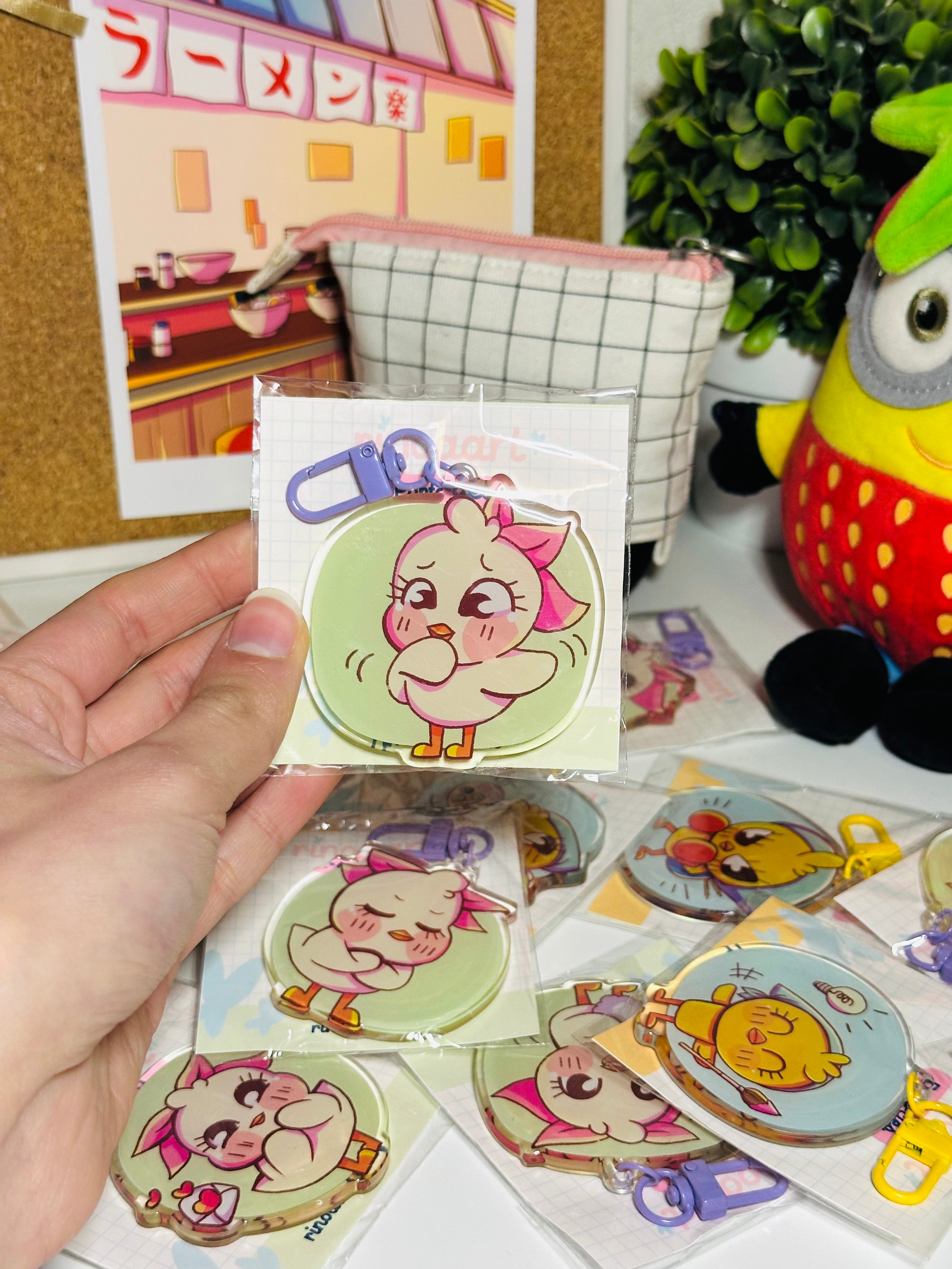 Porte-clés Pewie - hésitante