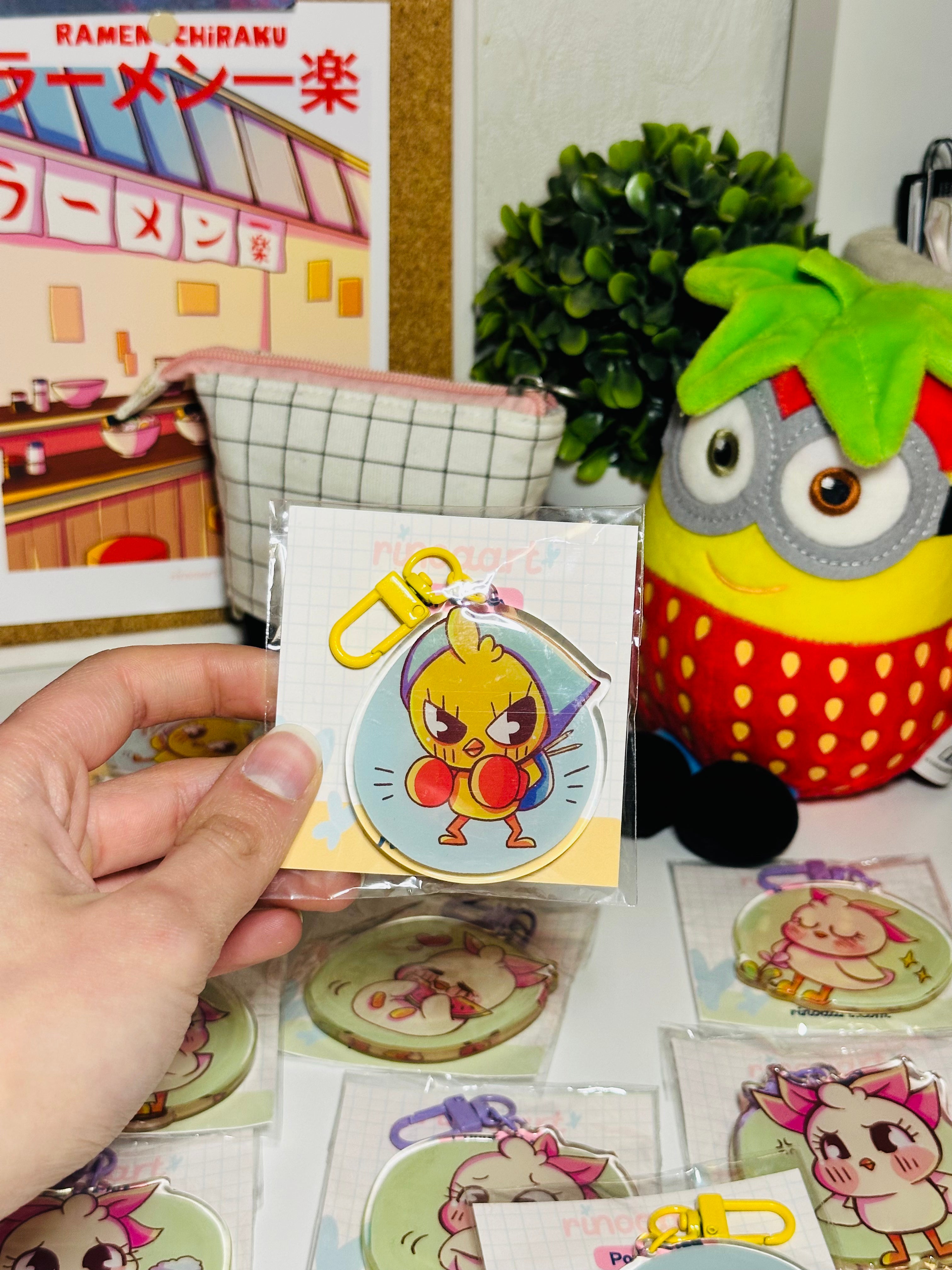 Porte-clés Pew - Bagarre !