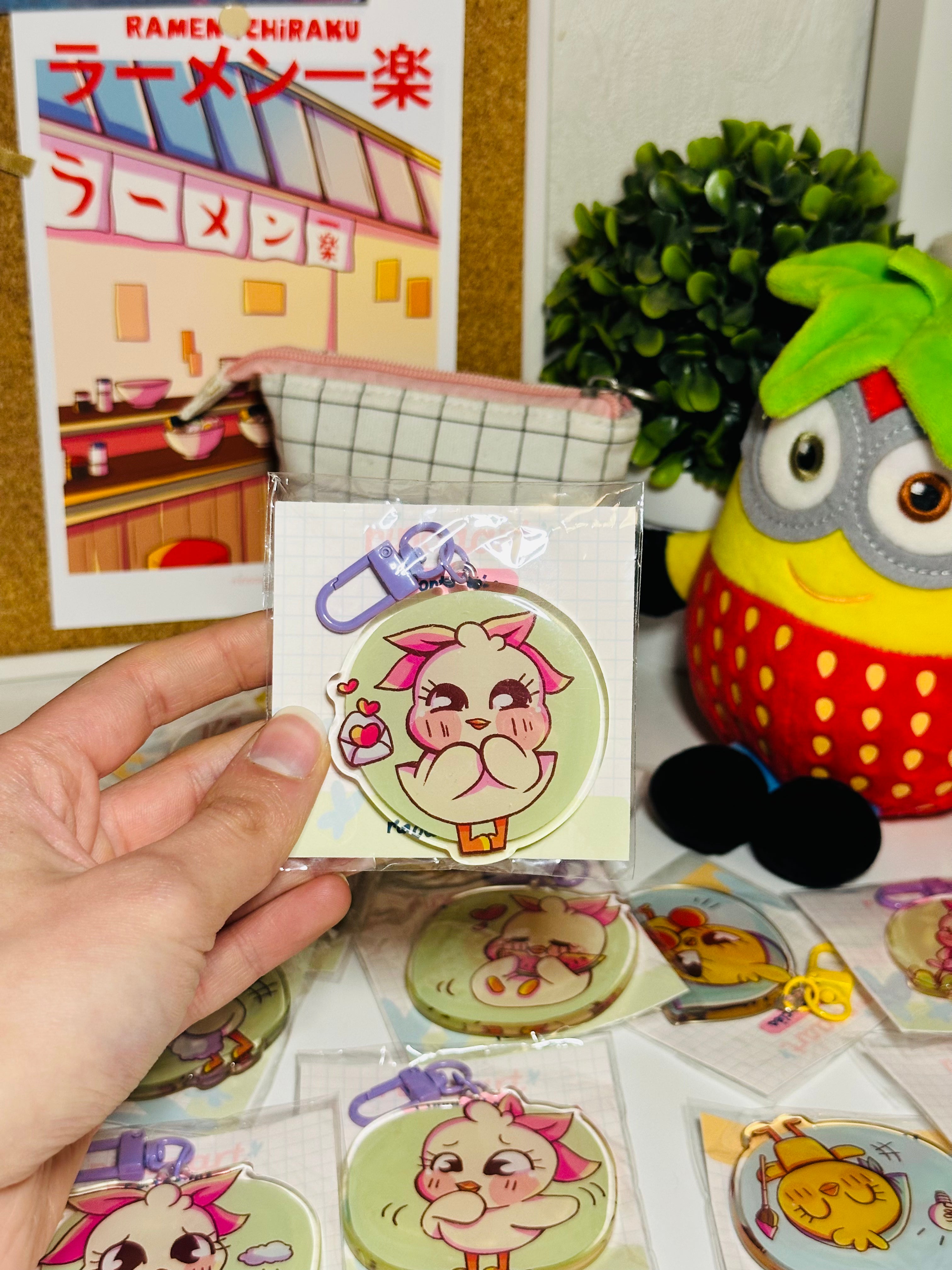 Porte-clés Pewie - love letter