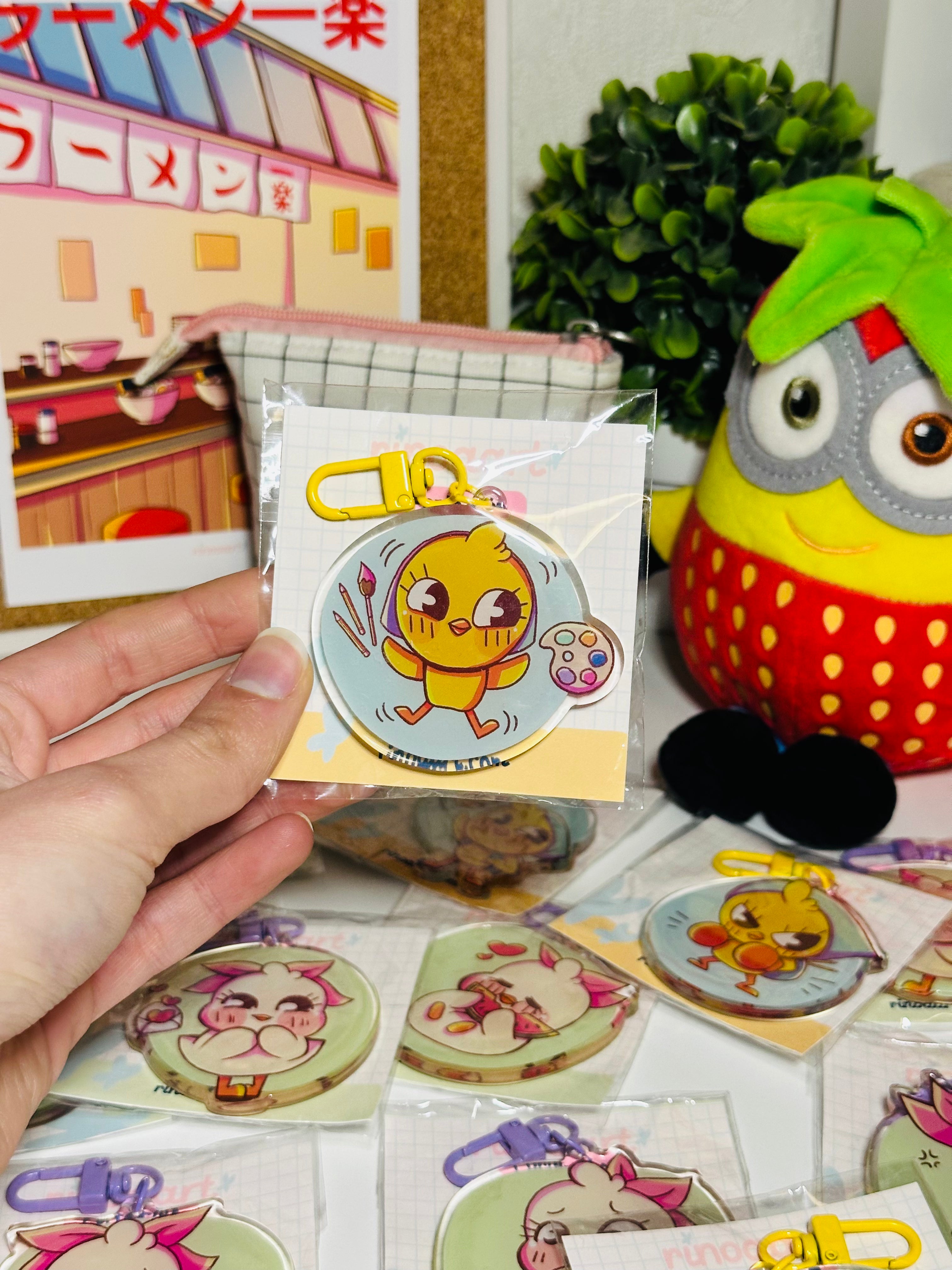 Porte-clés Pew - Heureux