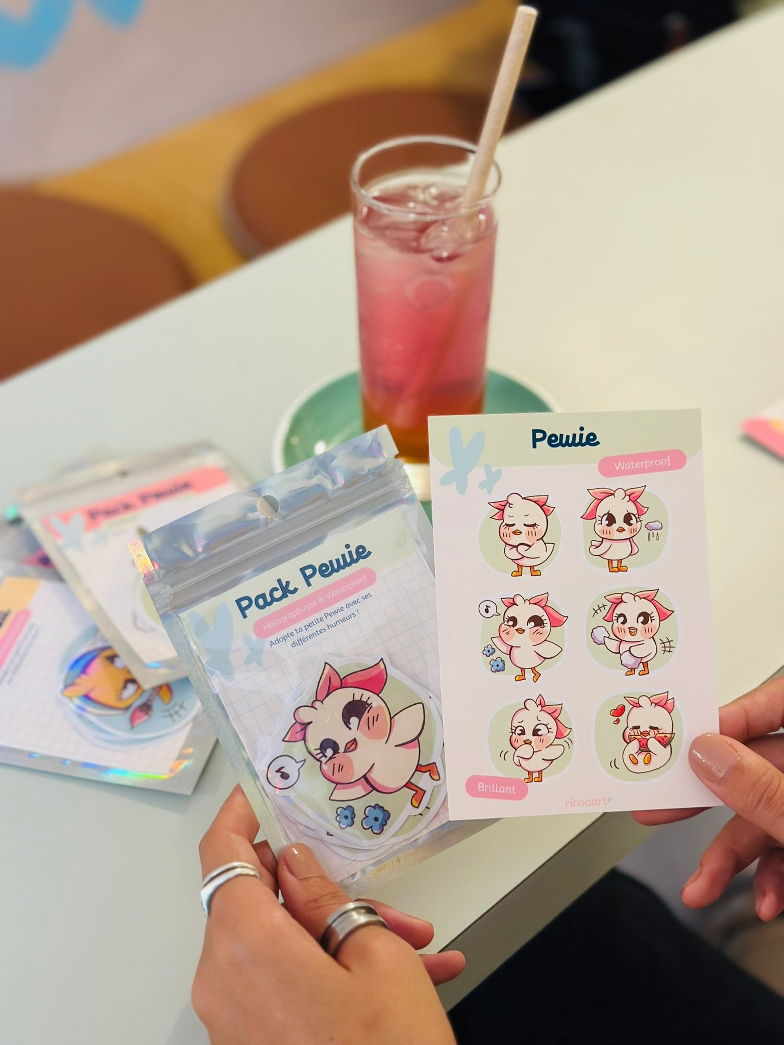 Pack stickers "Adopte ta Pewie" – 6 stickers