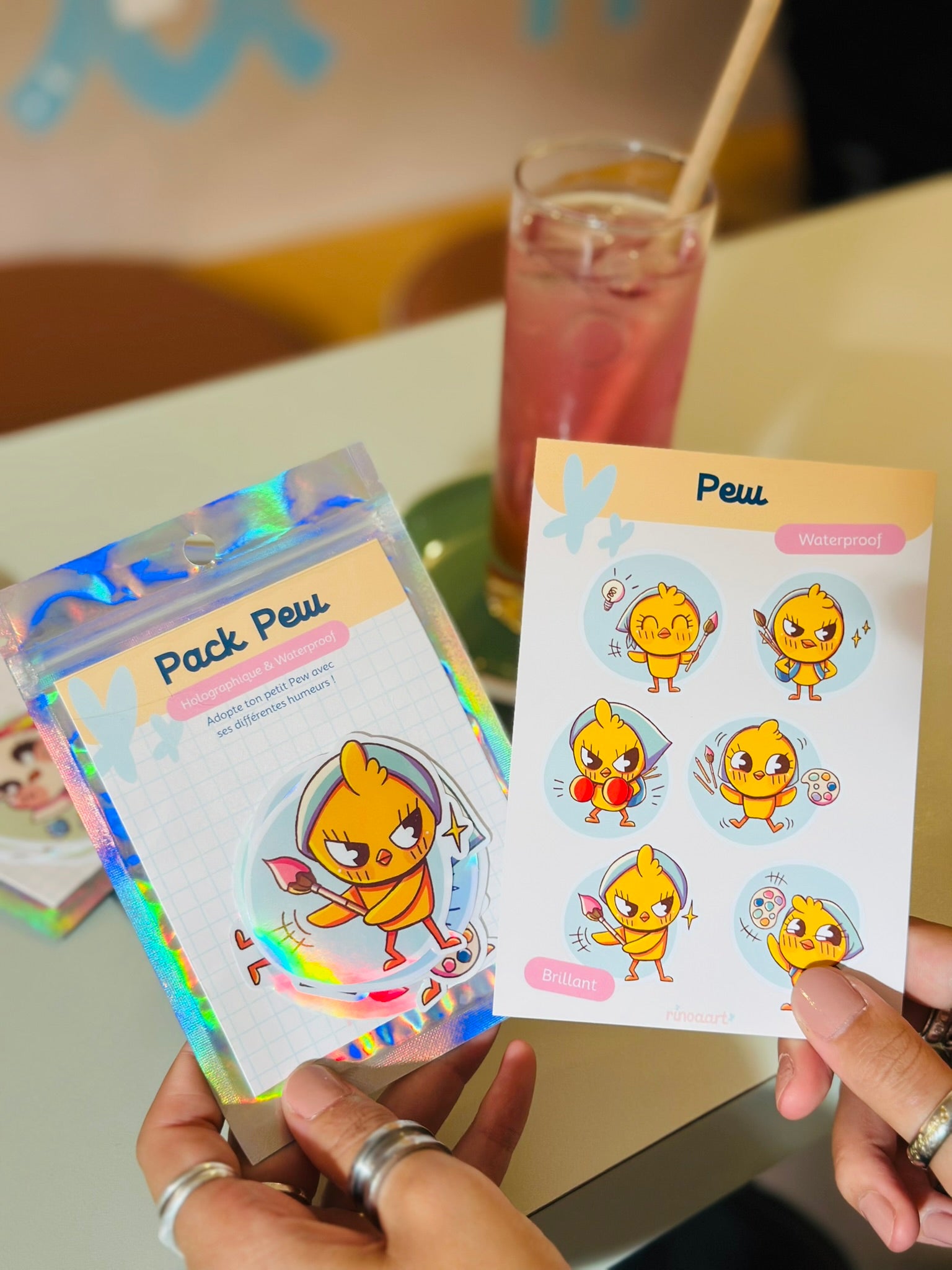 Pack stickers "Adopte ton Pew" – 6 stickers