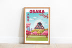 affiche art print Osaka format A4