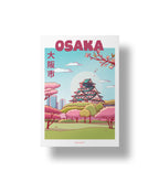 affiche art print Osaka format A5