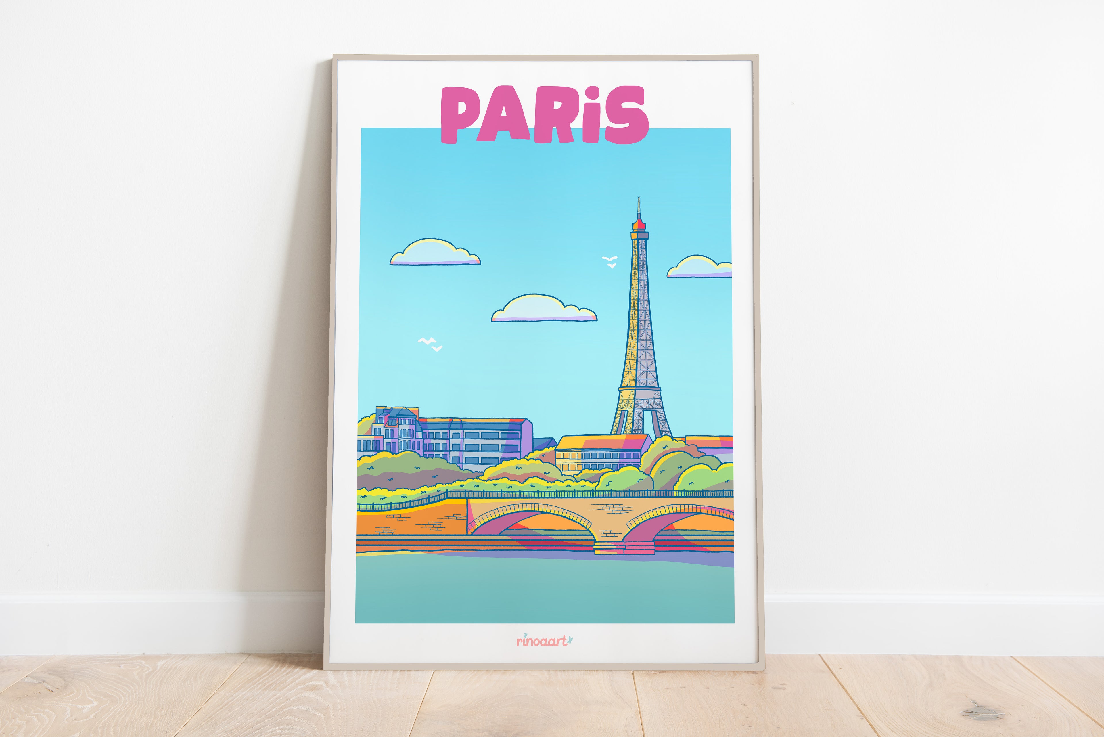 Affiche ville paris A3
