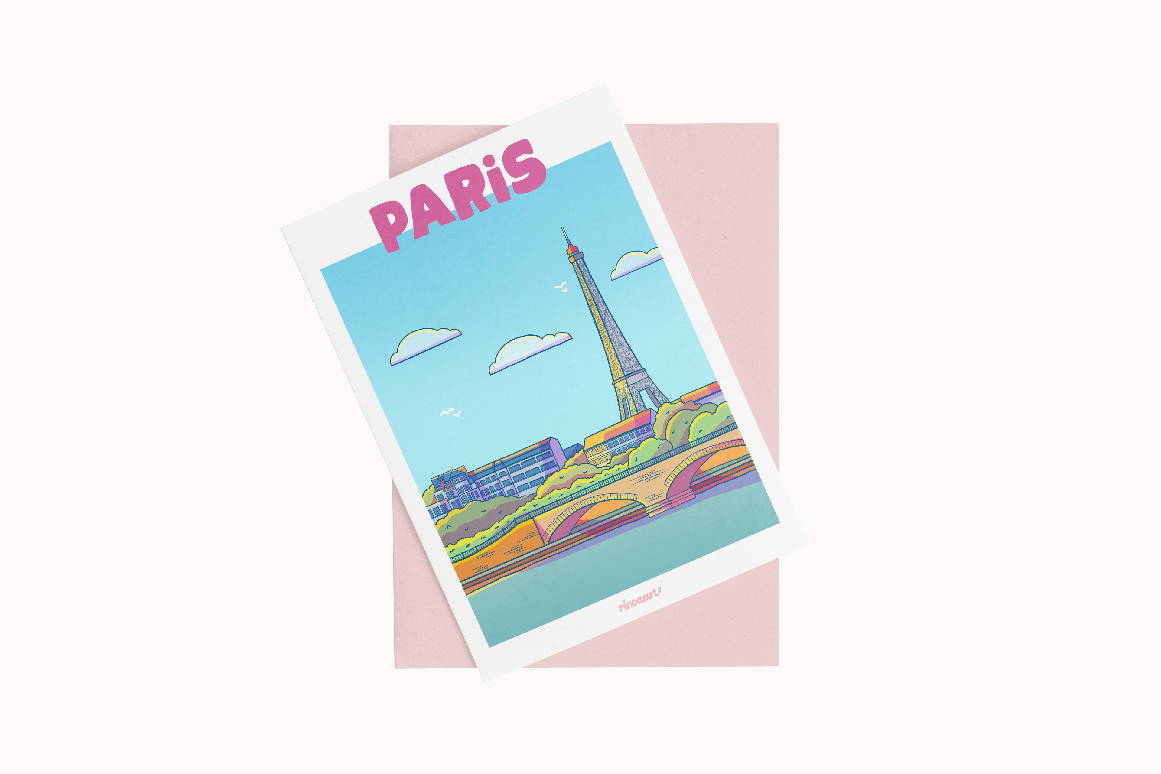 Mini Print ville Paris - La Seine