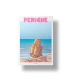 affiche ville portugal peniche format A5