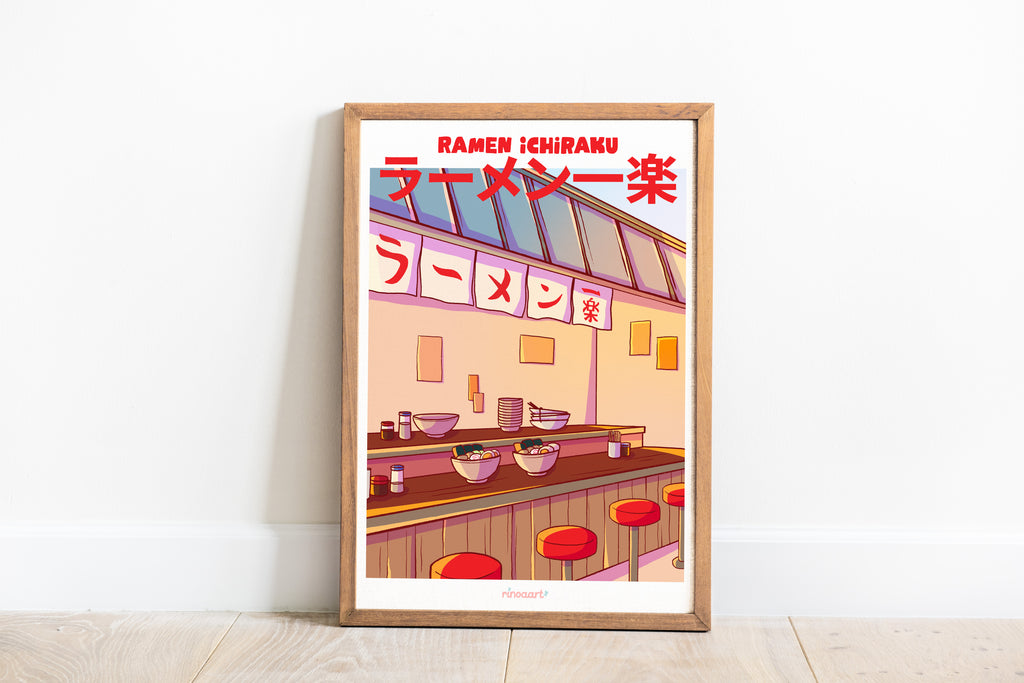 affiche naruto ichiraku ramen format A4