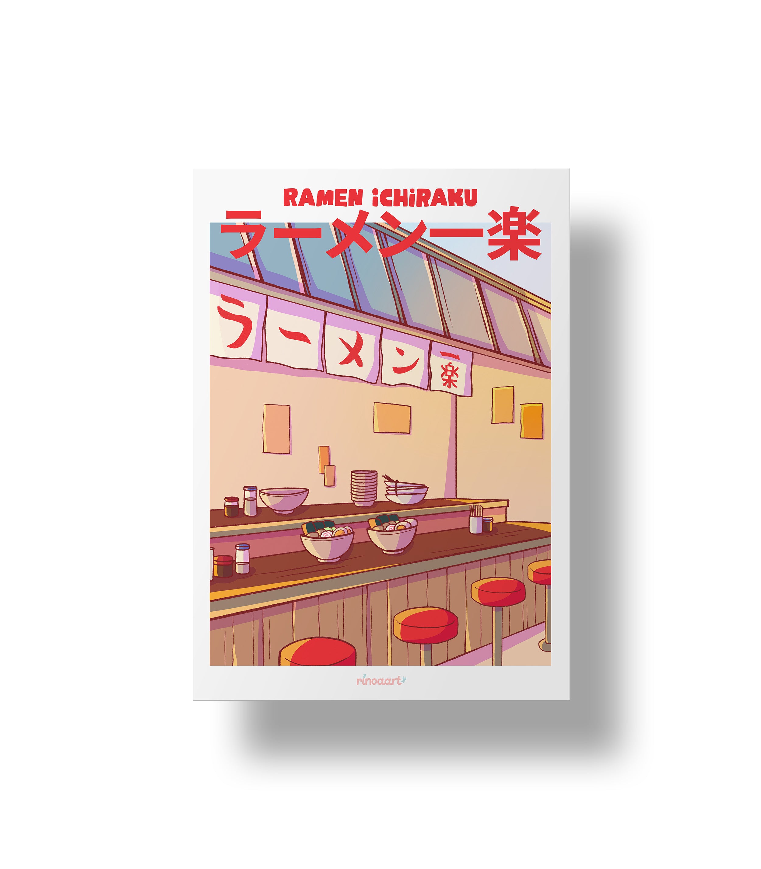 affiche naruto ichiraku ramen format A5