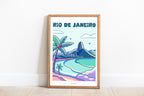 affiche ville de rio format A4