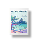 affiche ville de rio format A5