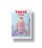 affiche ville Tokyo Shibuya Crossing