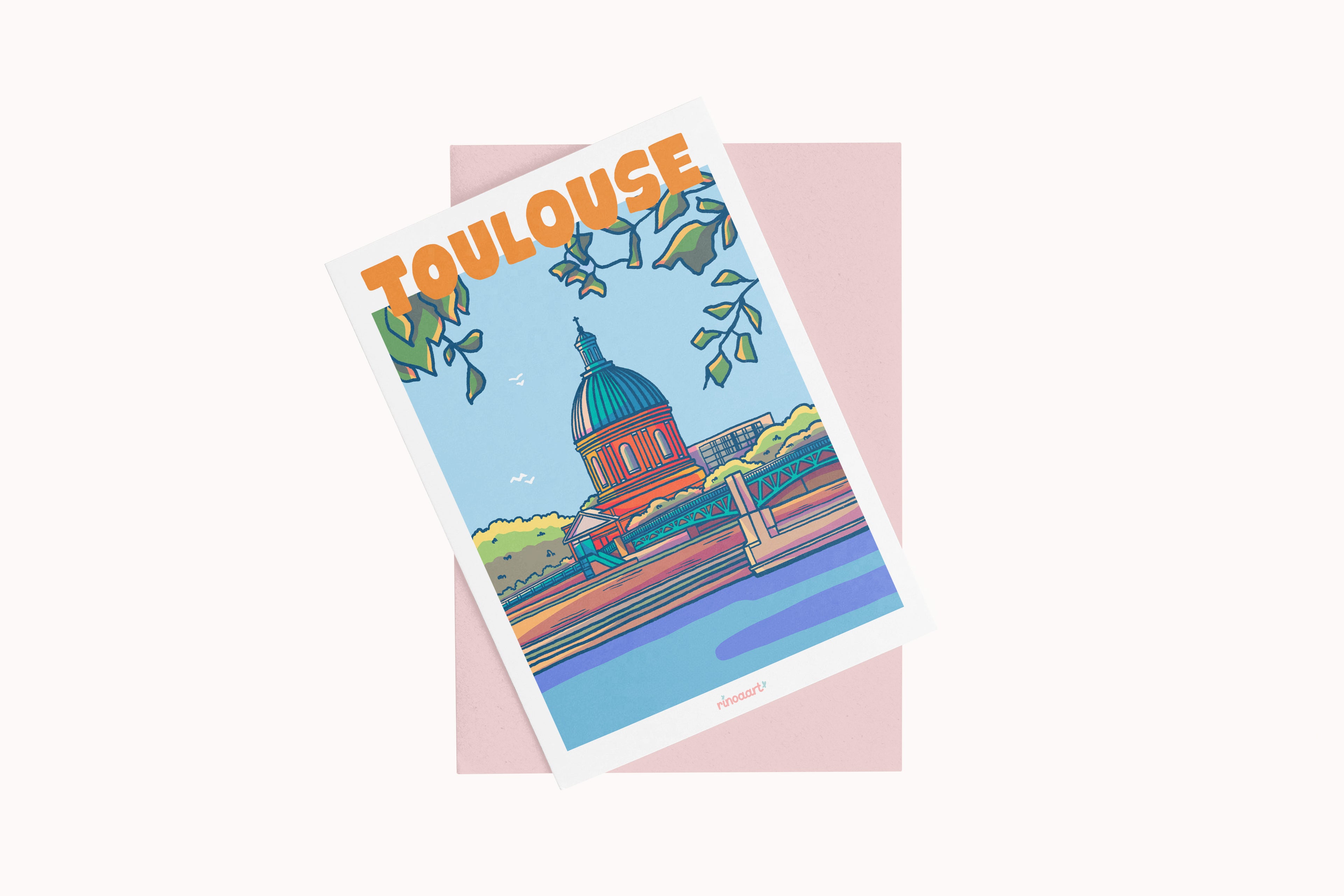 Mini Print ville Toulouse - Dôme de la Grave