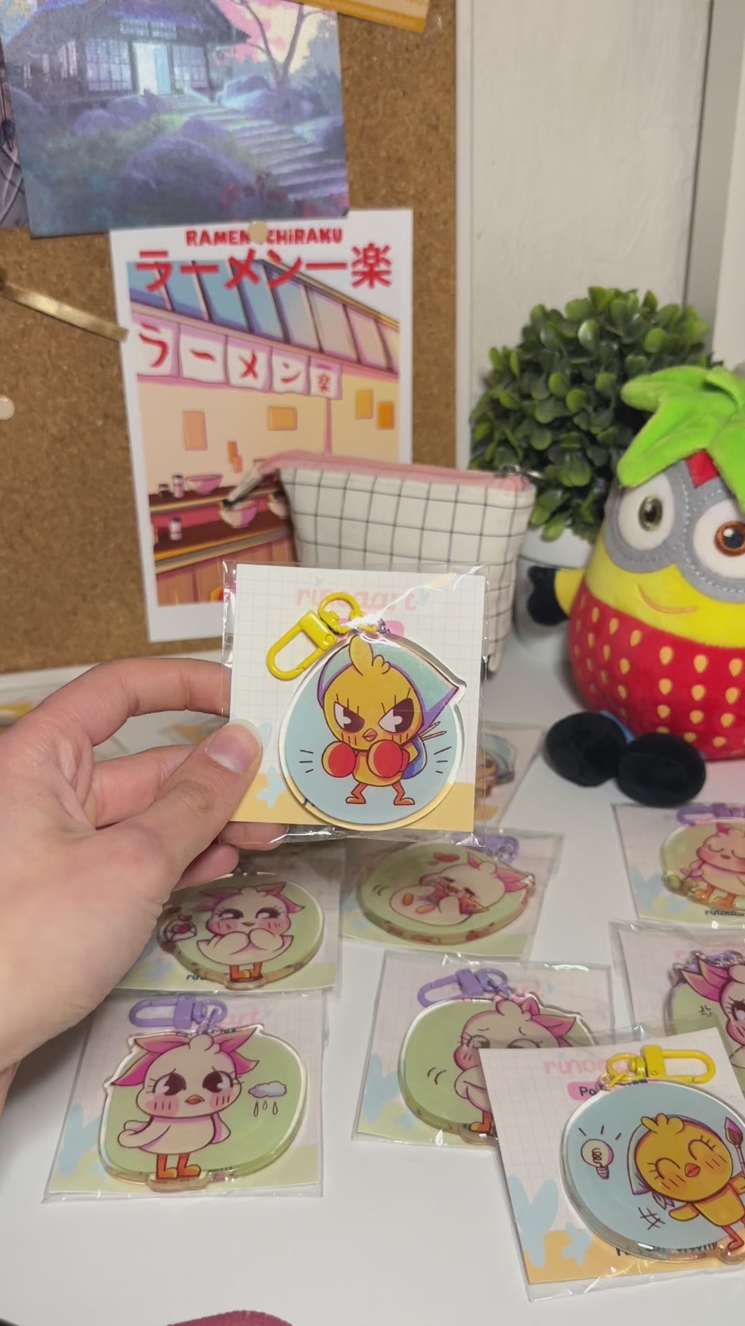 Porte-clés Pew - Bagarre !