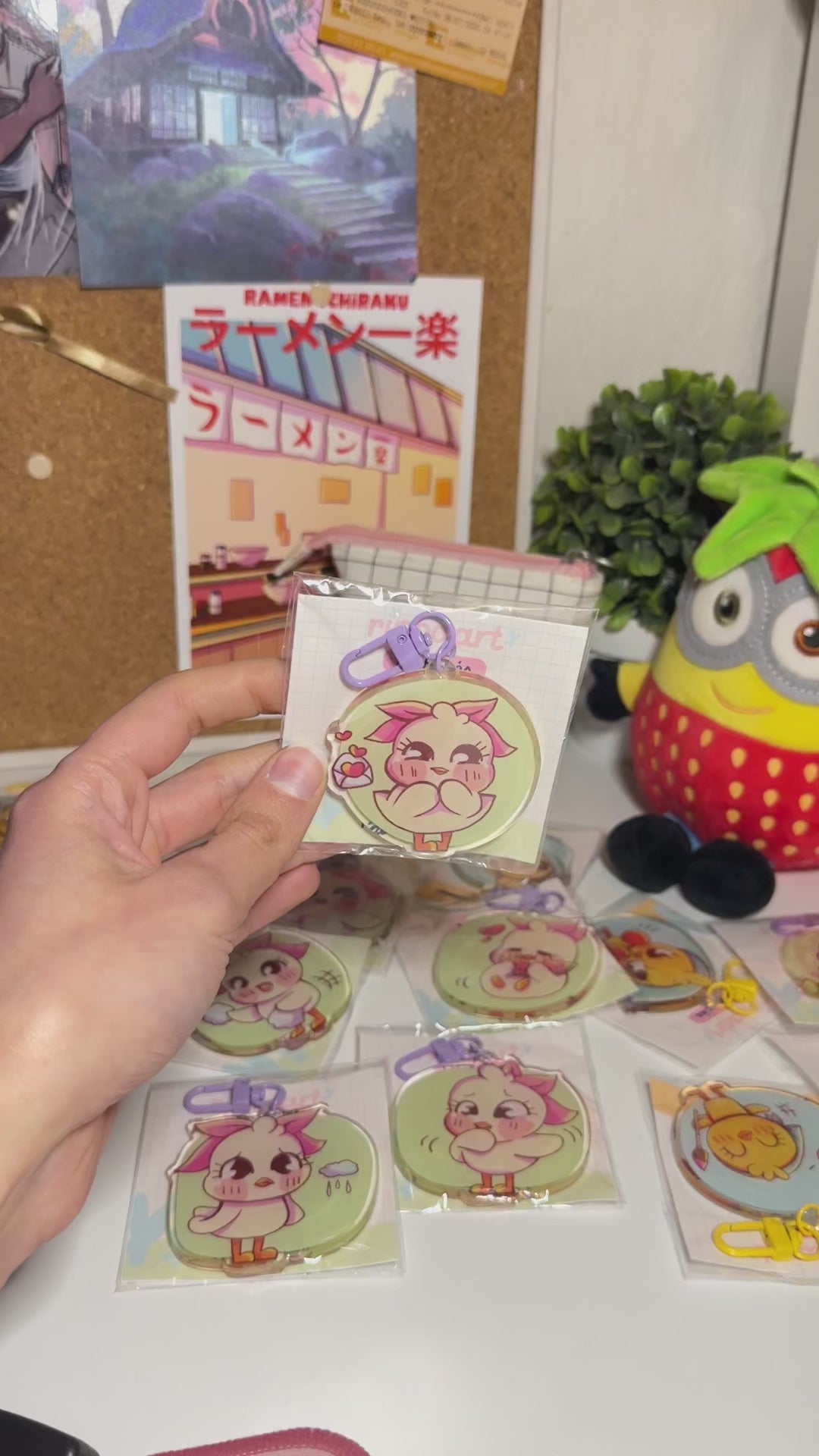 Porte-clés Pewie - love letter